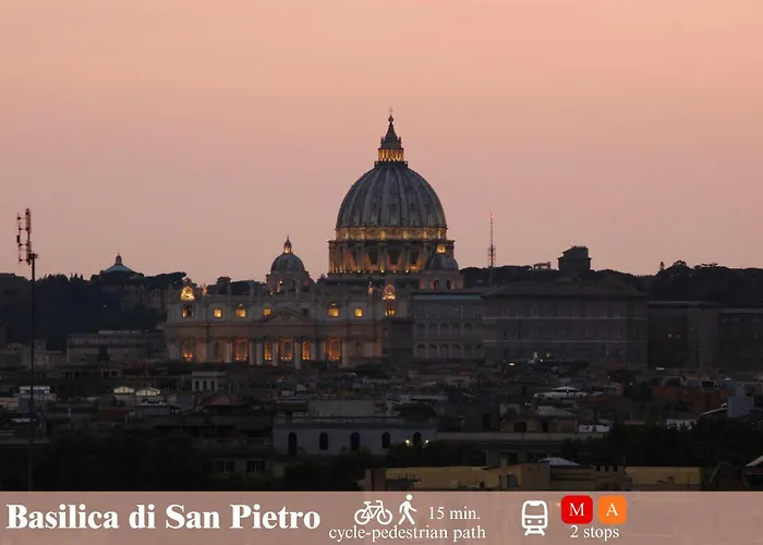 Domus Valle Aurelia - Vaticano - Metro Linea A Apartamento Roma